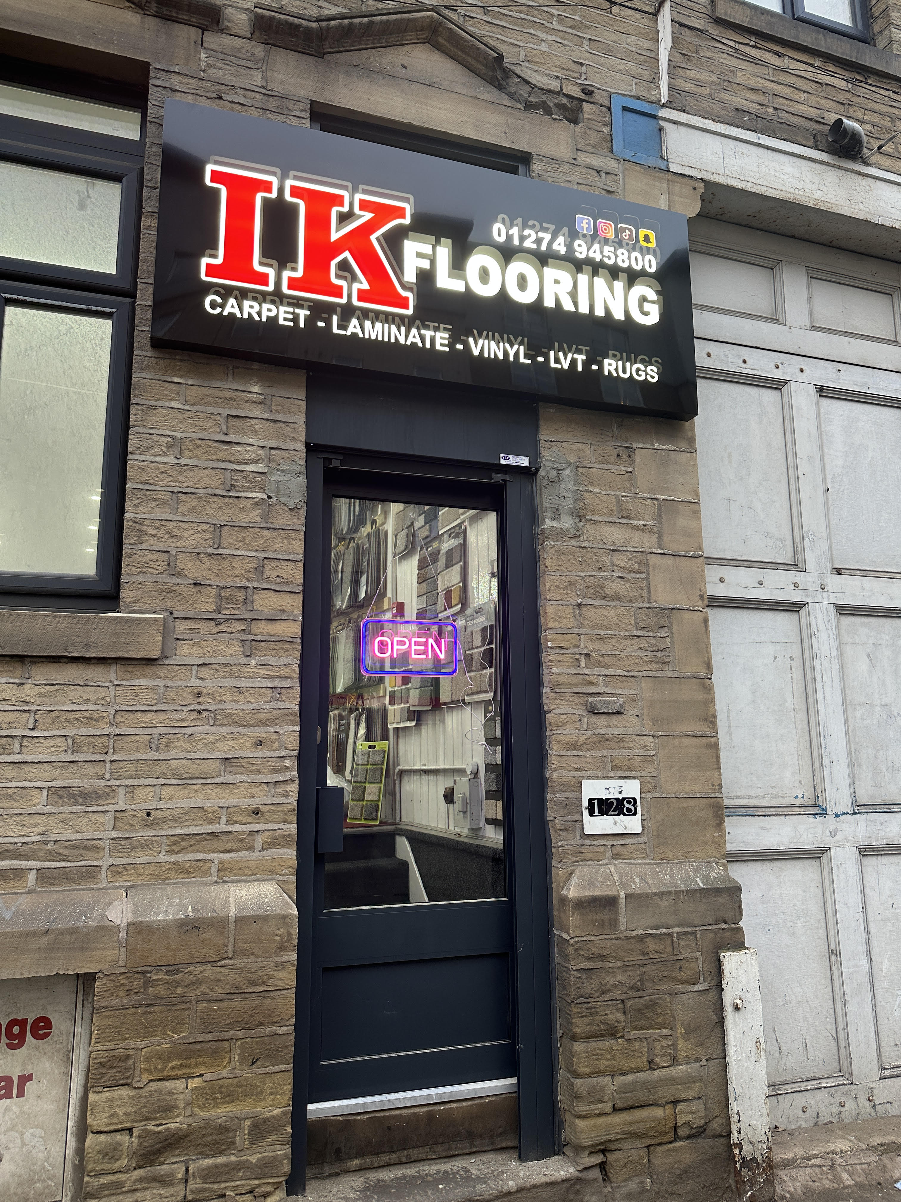 IK Flooring showroom exterior